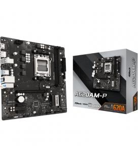 Placa base asrock a620am-p/ ddr5/ pcie 4.0/ socket am5/ micro atx