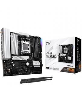 Placa base asrock b850m pro rs wifi/ ddr5/ pcie 5.0/ socket am5/ micro atx