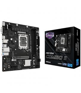 Placa base asrock h610m combo ii socket 1700/ ddr4/ ddr5/ pcie 5.0/ micro atx