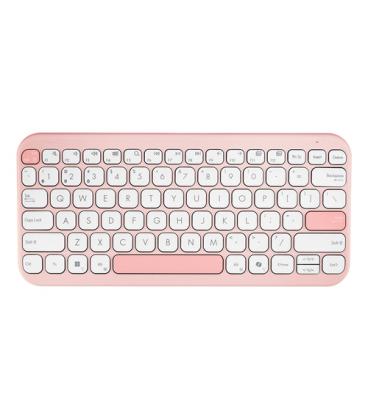 ASUS Marshmallow Keyboard KW100 teclado Hogar Bluetooth QWERTY Rosa