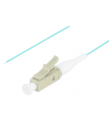 CABLE PIGTAIL FIBRA OPTICA LANBERG LC/UPC OM3 50/125 2M MULTIMODO AZUL TURQUESA