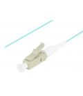 CABLE PIGTAIL FIBRA OPTICA LANBERG LC/UPC OM3 50/125 2M MULTIMODO AZUL TURQUESA