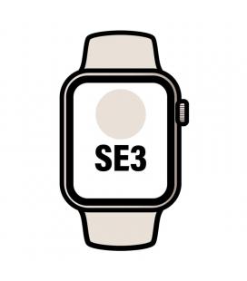 Apple watch se3/ gps/ 40mm/ caja de aluminio blanco estrella/ correa deportiva arena s/m