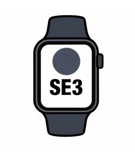 Apple watch se3/ gps/ 40mm/ caja de aluminio medianoche/ correa deportiva azul marino s/m
