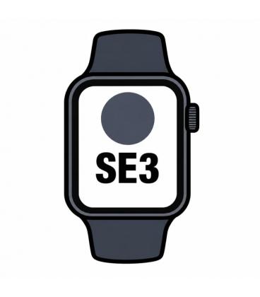 Apple watch se3/ gps/ cellular/ 44mm/ caja de aluminio medianoche/ correa deportiva azul marino s/m