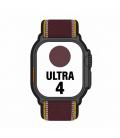 Apple watch ultra 4/ gps/ 49mm/ caja de titanio negro/ correa loop trail burdeos m/l