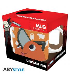 Taza abystyle chainsaw man pochita 320 ml