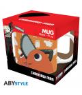 Taza abystyle chainsaw man pochita 320 ml