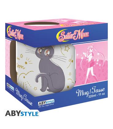 Taza abystyle sailor moon luna - luna & artemis cats