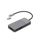 Ewent EW1156 base para portátil y replicador de puertos Alámbrico USB 3.2 Gen 1 (3.1 Gen 1) Type-C Aluminio