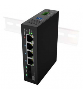 SWITCH LANBERG INDUSTRIAL POE 1XBT 3XAT 2XSFP DIN GIGABIT ETHERNET SIN GESTION