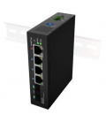 SWITCH LANBERG INDUSTRIAL POE 1XBT 3XAT 2XSFP DIN GIGABIT ETHERNET SIN GESTION