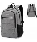 Mochila subblim city plus backpack para portátiles hasta 16'/ puerto usb/ gris