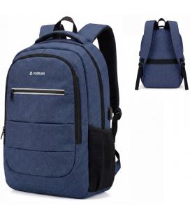 Mochila subblim city plus backpack para portátiles hasta 16'/ puerto usb/ azul
