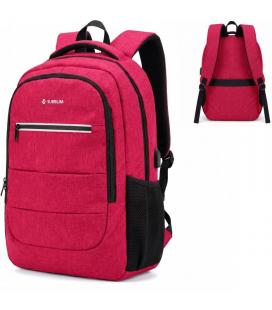 Mochila subblim city plus backpack para portátiles hasta 15.6'/ puerto usb/ roja