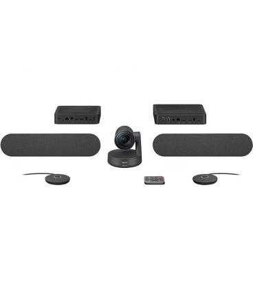 Sistema de videoconferencia logitech rally plus/ campo de visión 82º/ 4k