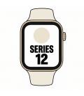 Apple watch series 12/ gps/ 46mm/ dorado claro/ correa deportiva arena (s/m)