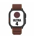 Apple watch ultra 4/ gps/ 49mm/ caja de titanio negro/ correa loop alpine burdeos m