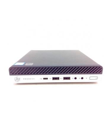 Ordenador Reacondicionado MINI HP 600 g5 / i5-9th / 16Gb / 512Gb M.2 / Win 11 Pro / Sin cable trebol / Grado B USB Trasero Roto 