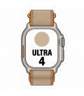 Apple watch ultra 4/ gps/ 49mm/ caja de titanio natural/ correa loop trail arena m/l