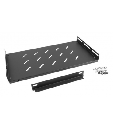 BANDEJA FIJA LANBERG 1U 483X220 MM HASTA 25 KG RACK DE 19" NEGRO