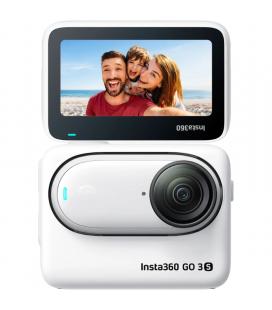 Cámara digital deportiva insta360 go 3s/ 4k/ ángulo de visión 180º/ blanca