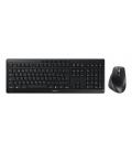 Teclado + raton cherry stream desktop comfort inalambrico negro