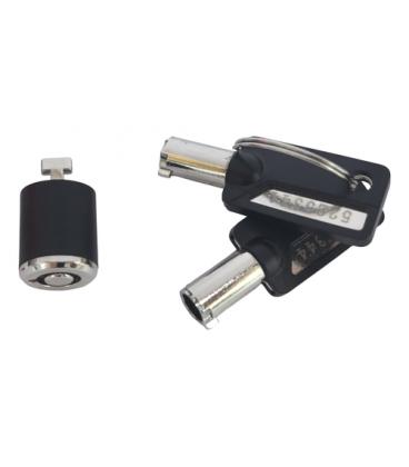 Cerradura de seguridad con llave conceptronic custodio03bsm para chasis compatible con llave maestra