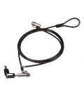 Cable de seguridad conceptronic custodio02bnmt doble cabezal con llave compatible con llave maestra