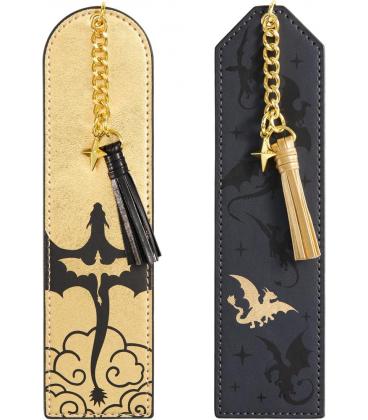 Juego de marcapaginas the noble collection alas de sangre dragones