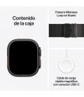 Smartwatch apple watch u4 gps+cell 49mm black titanium milanese loop m