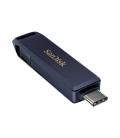Memoria usb tipo c - lightning sandisk 128gb phone drive cielo metalizado