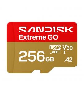 Tarjeta memoria micro secure digital 256gb sandisk extreme go uhs - i u3