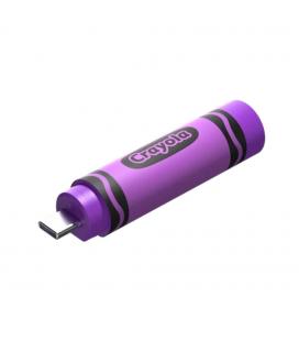 Memoria usb tipo c sandisk 128gb crayola violeta
