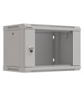 ARMARIO LANBERG MURAL RACK 19" 6U 540X350 FLAT PACK GRIS PUERTA CRISTAL