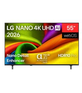 LG NANO 4K UHD AI 55NU8E0B3LA Televisor 139,7 cm (55") 4K Ultra HD Smart TV Wifi Negro