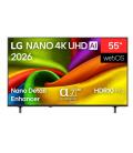 LG NANO 4K UHD AI 55NU8E0B3LA Televisor 139,7 cm (55") 4K Ultra HD Smart TV Wifi Negro