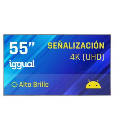 iggual Pantalla señalización 4K 55" Alto Brillo