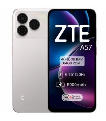 Smartphone zte a57 4gb/ 64gb/ 6.75'/ plata