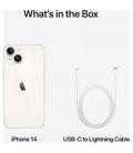 Apple iphone 14 5g 256gb blanco acondicionado