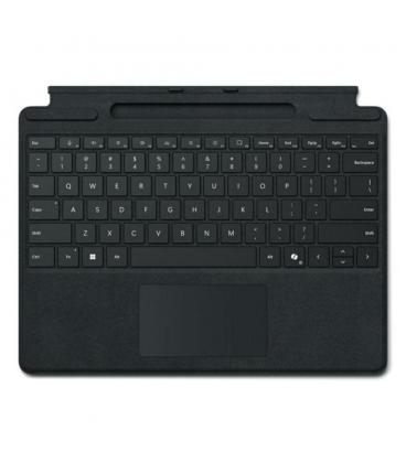 Teclado microsoft surface pro negro frances de belgica + pen