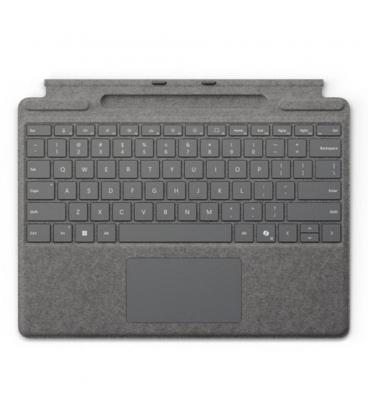 Teclado microsoft surface pro type cover + pen platino