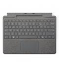 Teclado microsoft surface pro type cover + pen platino