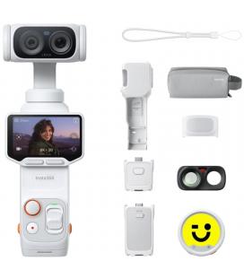 Cámara digital deportiva insta360 luna ultra pack creador/ 8k/ ángulo de visión 360º/ blanca