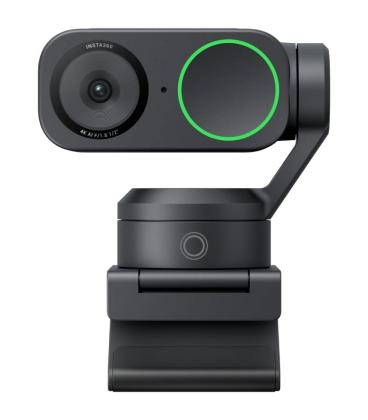 Webcam insta360 link 2/ seguimiento de ia/ control por gestos/ 3840 x 2160 4k uhd