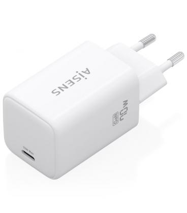Cargador de pared gan aisens asch-70w1p088-w/ 1xusb tipo-c/ 70w/ blanco