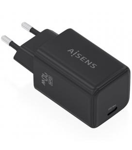 Cargador de pared gan aisens asch-70w1p089-bk/ 1xusb tipo-c/ 70w