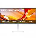 Monitor profesional ultrapanorámico lg 34bf550b-w 34'/ wfhd/ multimedia/ regulable en altura/ blanco