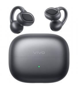 Auriculares deportivos bluetooth vivo buds clip con estuche de carga/ autonomía 10h/ negros