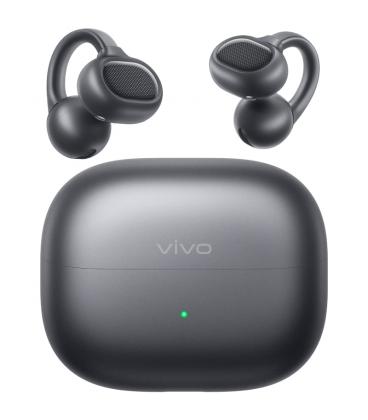 Auriculares deportivos bluetooth vivo buds clip con estuche de carga/ autonomía 10h/ negros